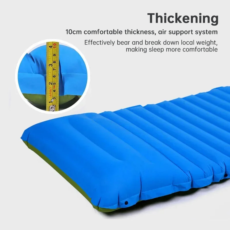 Camping Sleeping Pad with Built-In Pump