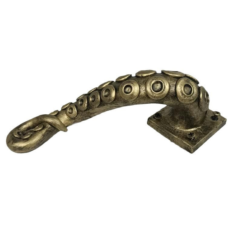 Steampunk octopus door handle
