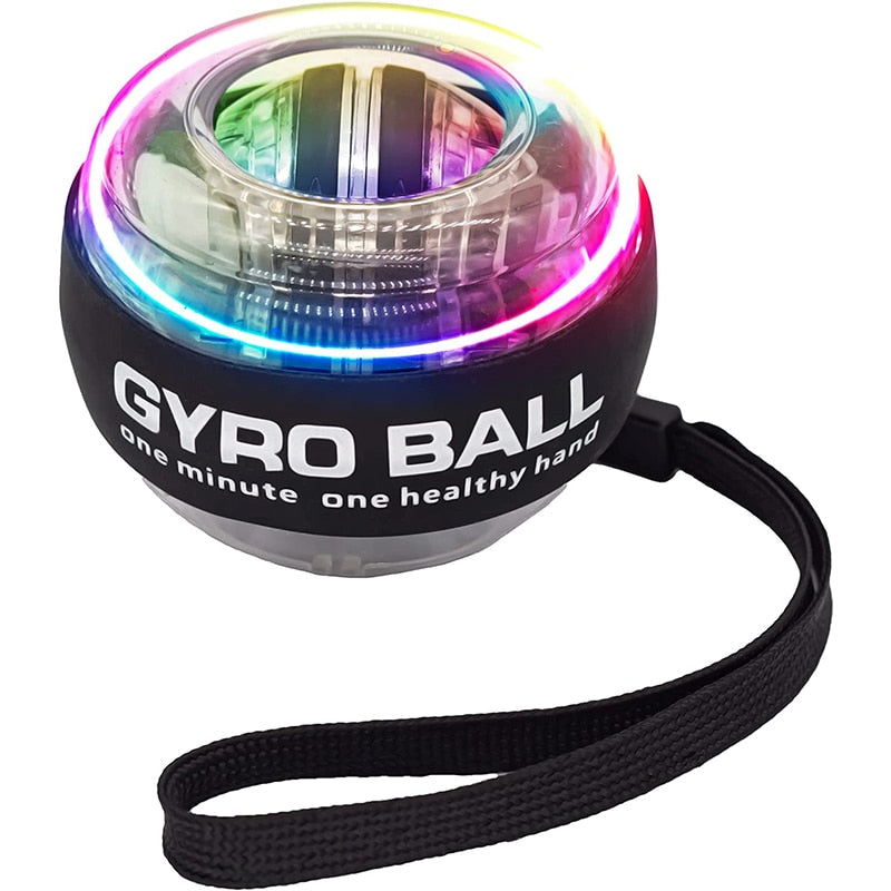 Self-Starting Gyroscopic Wrist Trainer with Counter