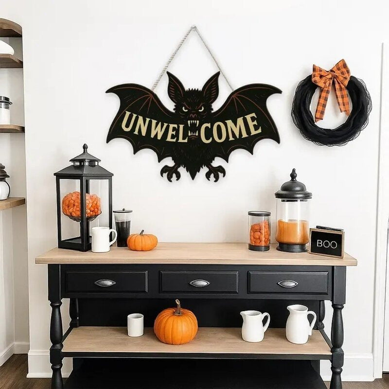 Bat Wooden Ornament