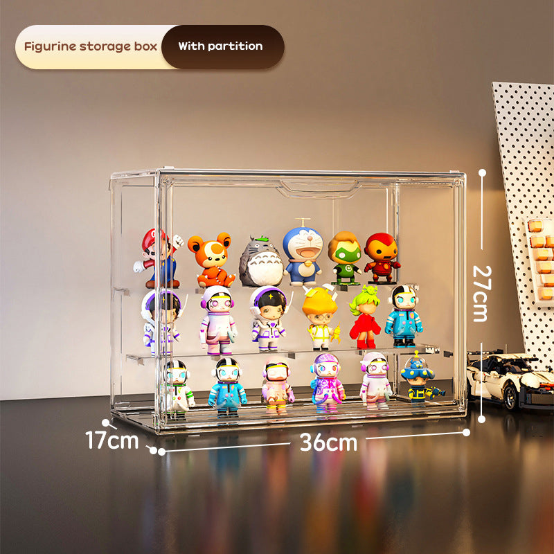 Foldable Magnetic Acrylic Case - Display & Protect Action Figures