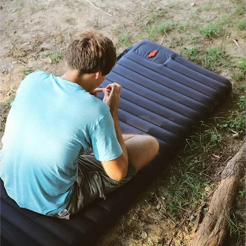 Camping Sleeping Pad with Built-In Pump