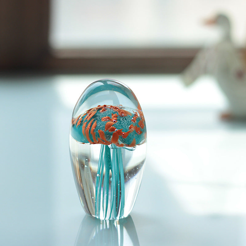Glass Jellyfish Ornament