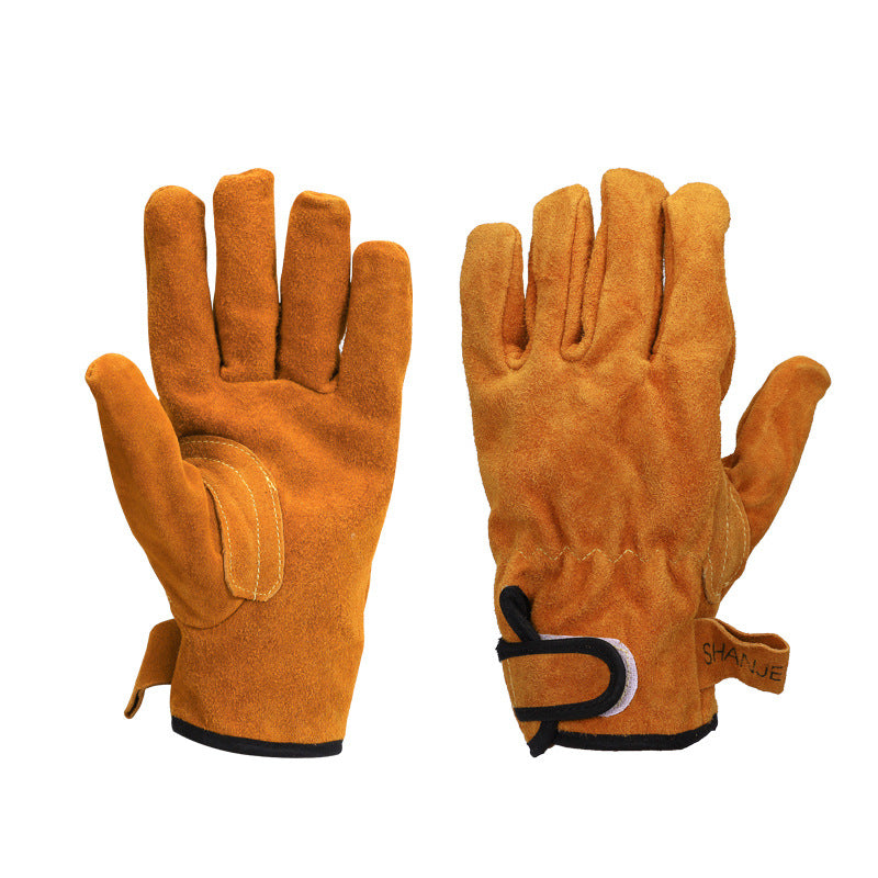 Cowhide Camping & BBQ Gloves
