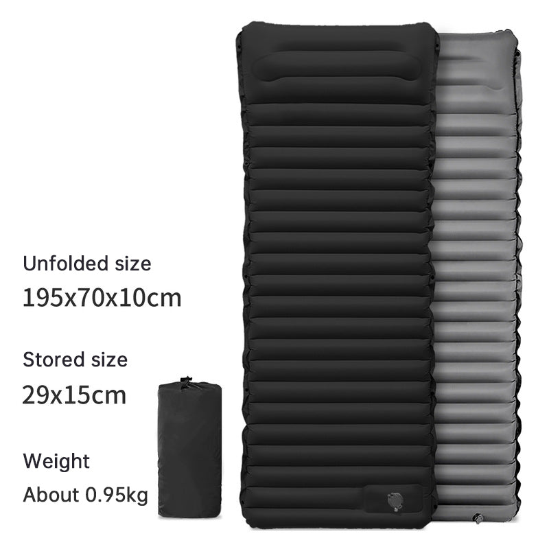 Camping Sleeping Pad with Built-In Pump