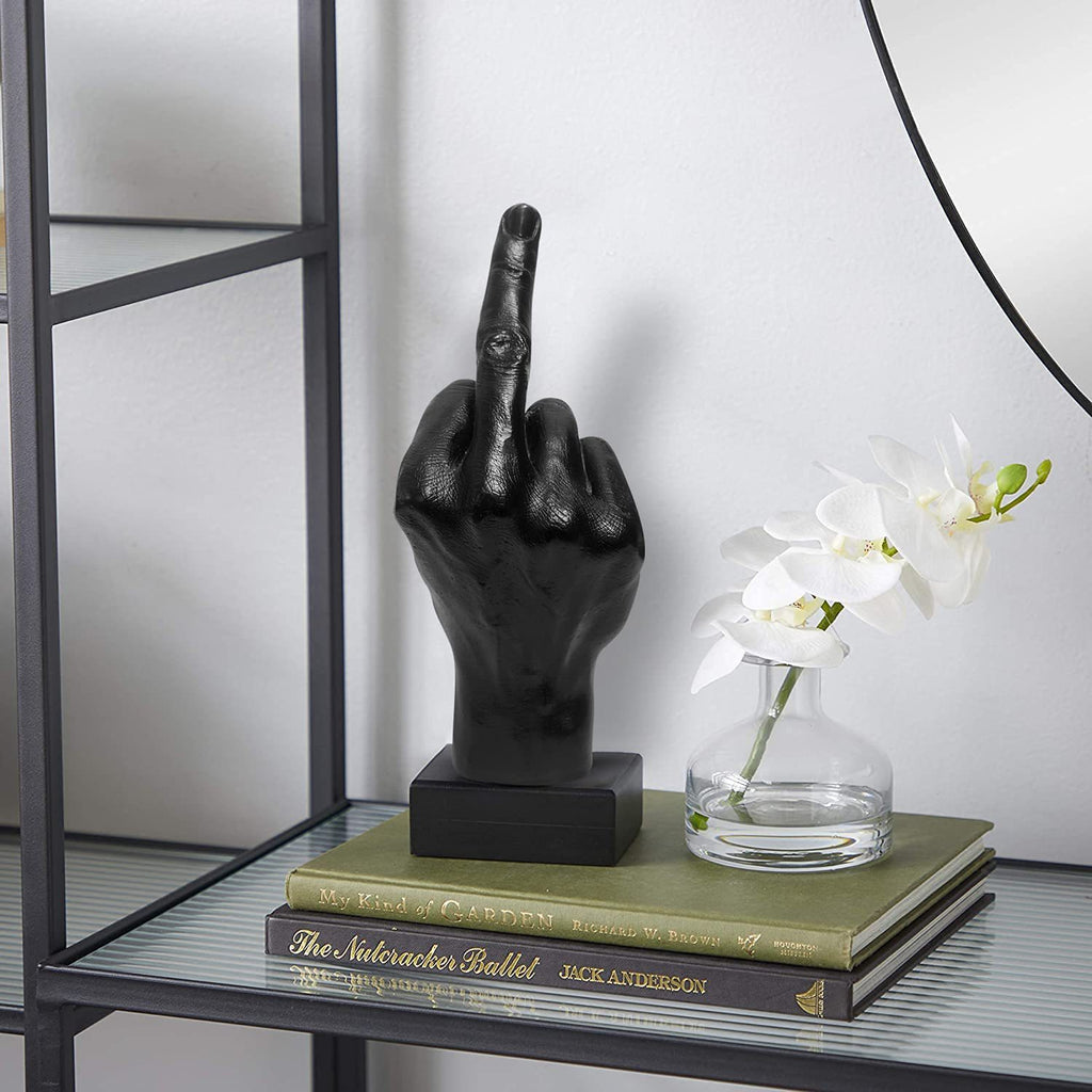 Vertical Middle Finger Statue