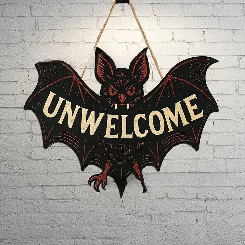 Bat Wooden Ornament