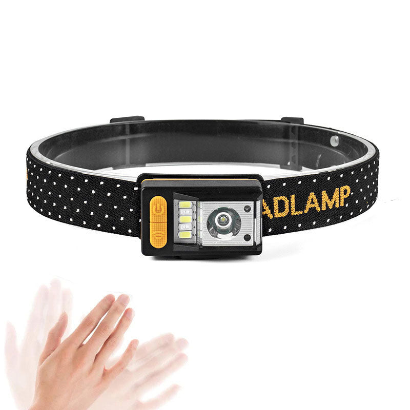 COB LED Motion-Sensor Headlamp | Rechargeable