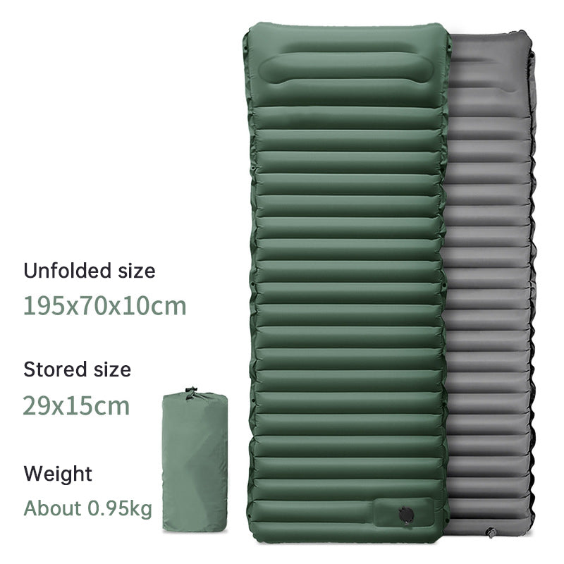 Camping Sleeping Pad with Built-In Pump