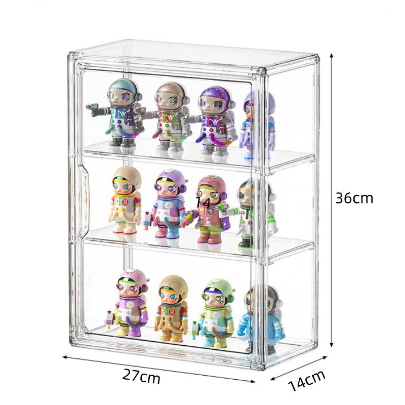 Foldable Magnetic Acrylic Case - Display & Protect Action Figures