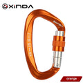 XINDA D-Shaped Screwgate Carabiner | 25kN