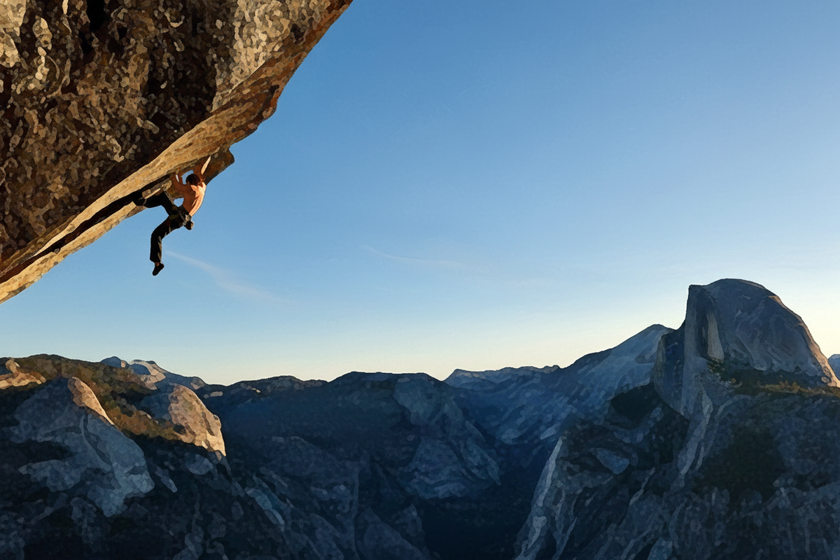 Climbing in Yosemite