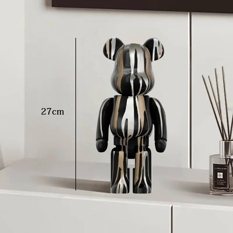 27cm Graffiti Bear Statue