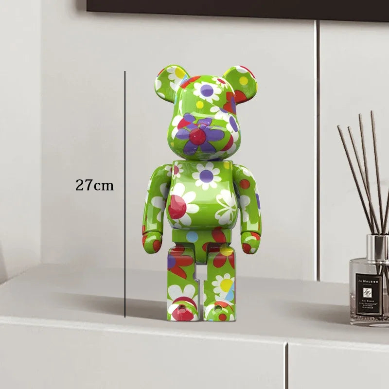 27cm Graffiti Bear Statue