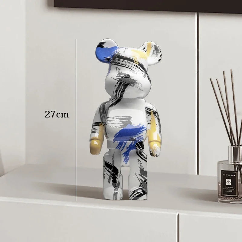 27cm Graffiti Bear Statue