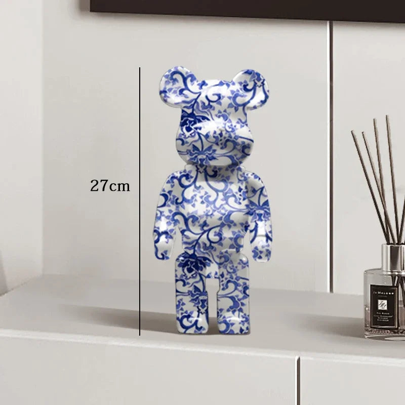 27cm Graffiti Bear Statue