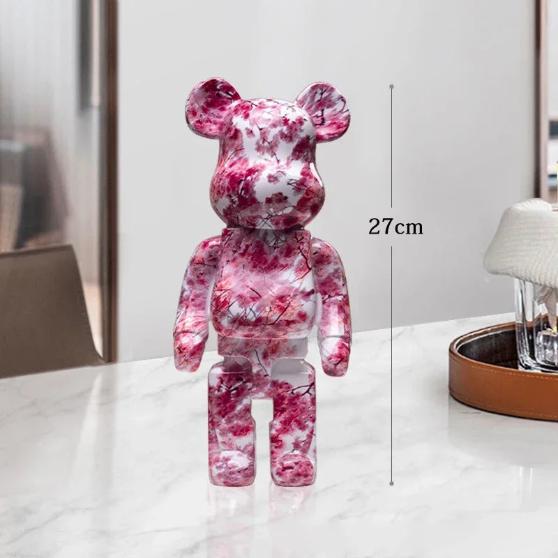 27cm Graffiti Bear Statue