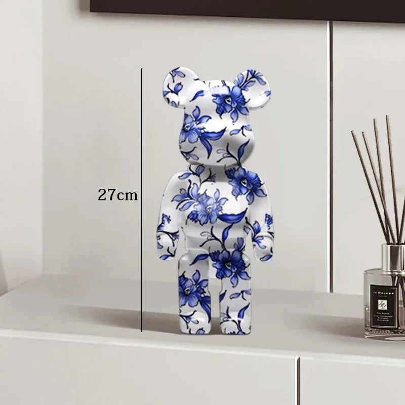 27cm Graffiti Bear Statue