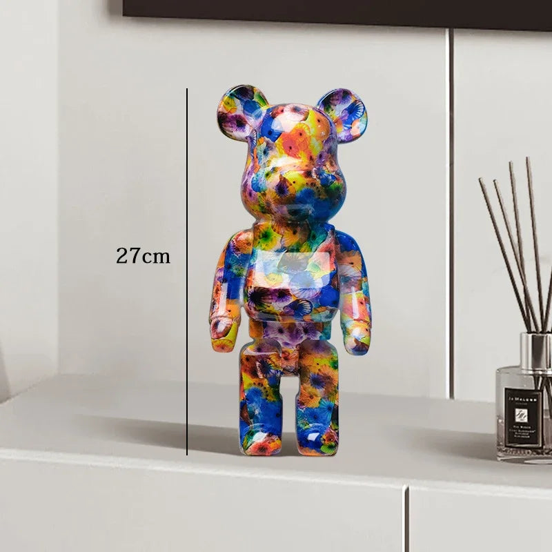 27cm Graffiti Bear Statue