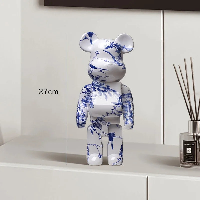 27cm Graffiti Bear Statue