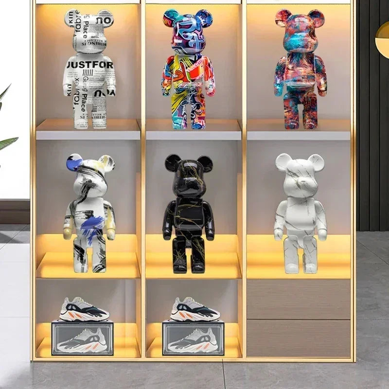 27cm Graffiti Bear Statue