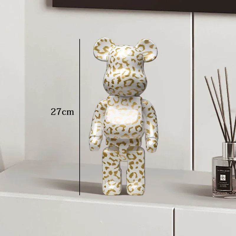 27cm Graffiti Bear Statue