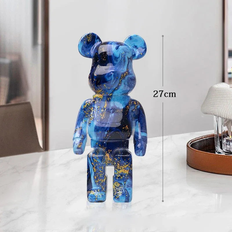 27cm Graffiti Bear Statue