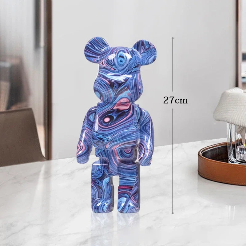 27cm Graffiti Bear Statue