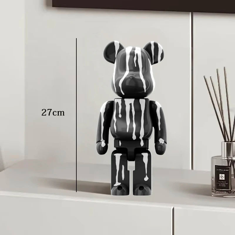 27cm Graffiti Bear Statue