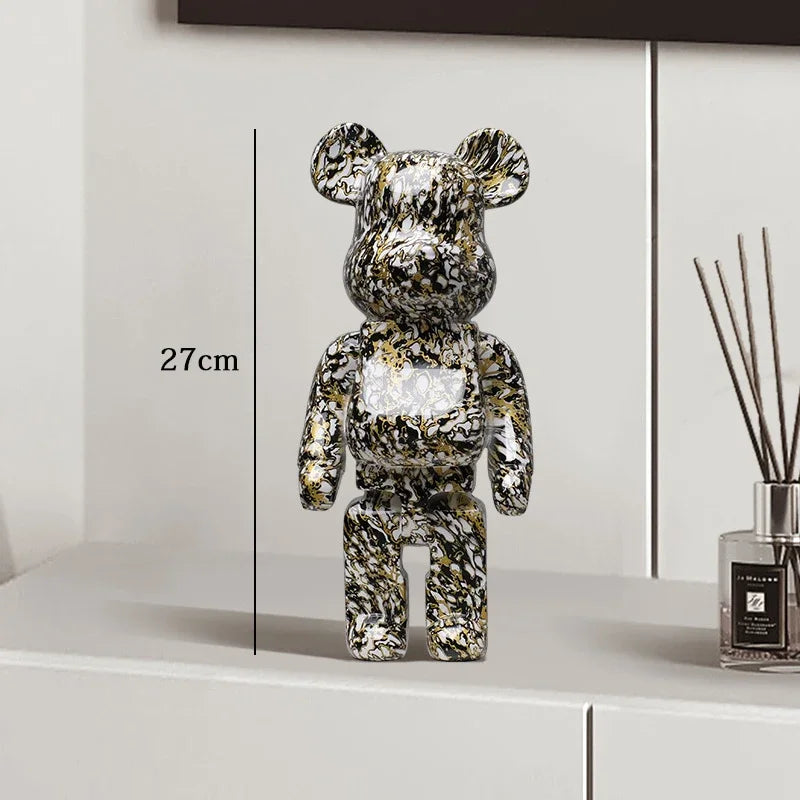 27cm Graffiti Bear Statue
