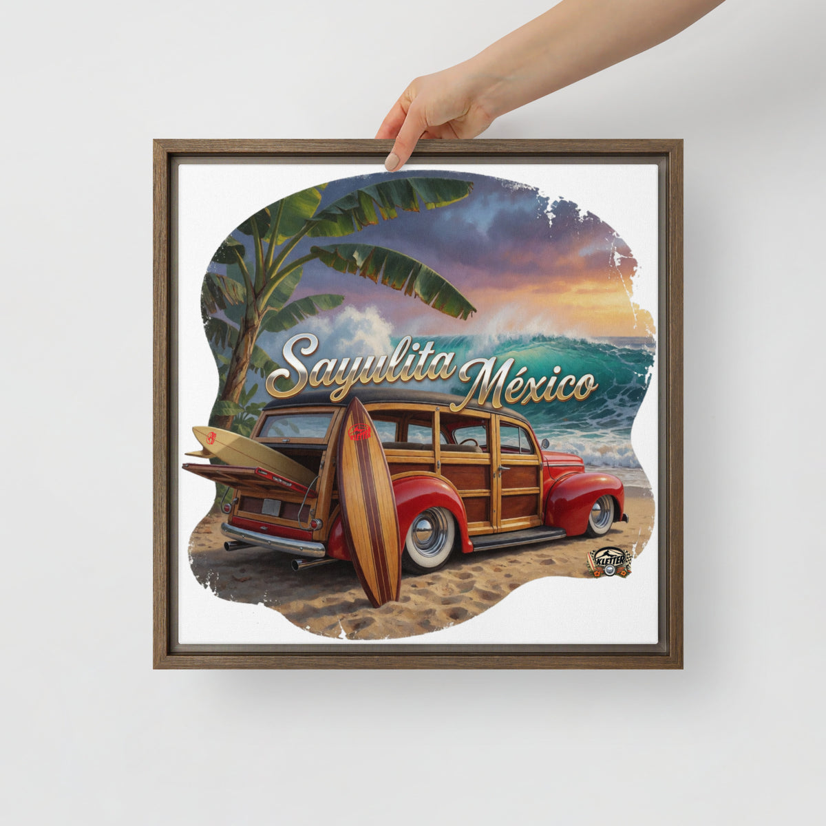 KLETTER STORE Wall Art - Framed Canvas