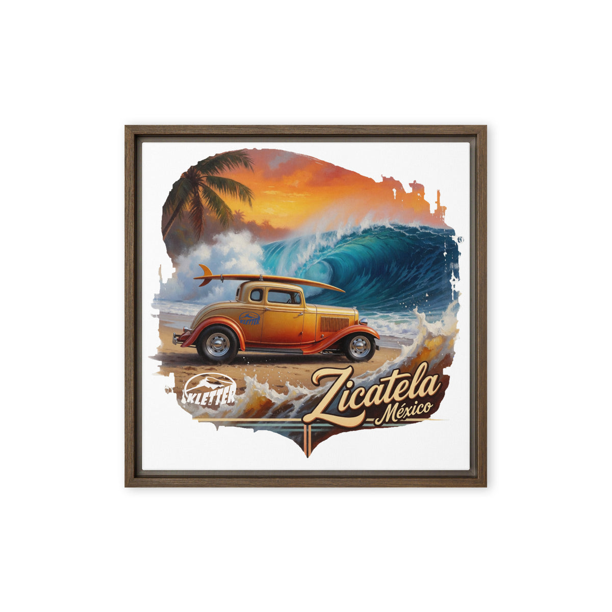 KLETTER STORE Wall Art - Framed Canvas