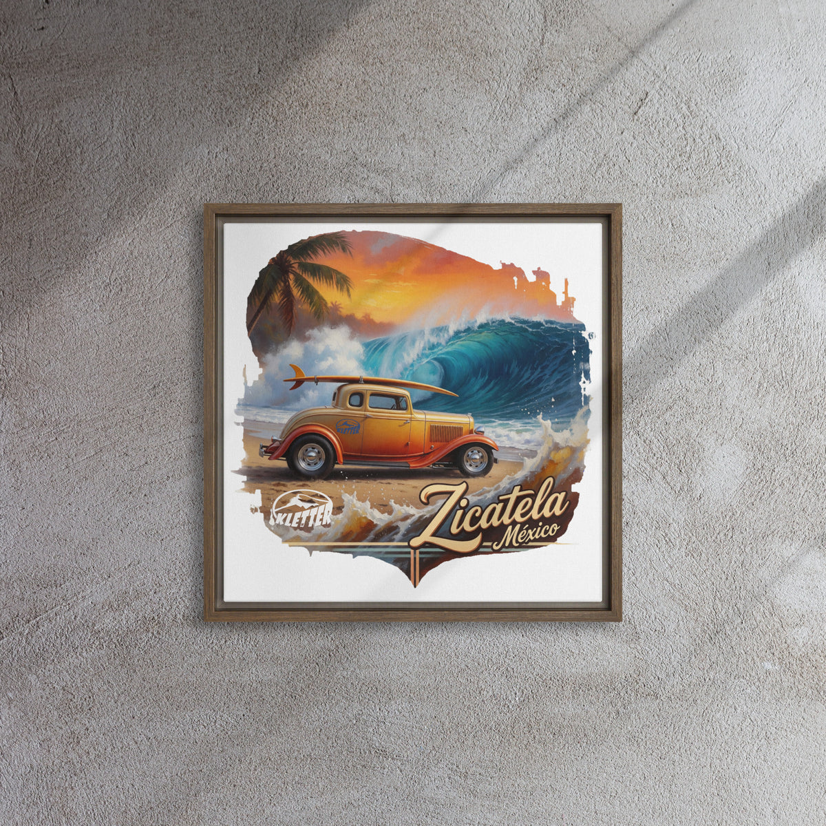 KLETTER STORE Wall Art - Framed Canvas