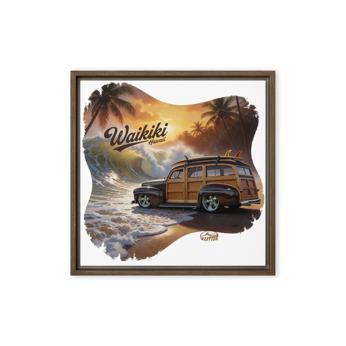 KLETTER STORE Wall Art - Framed Canvas