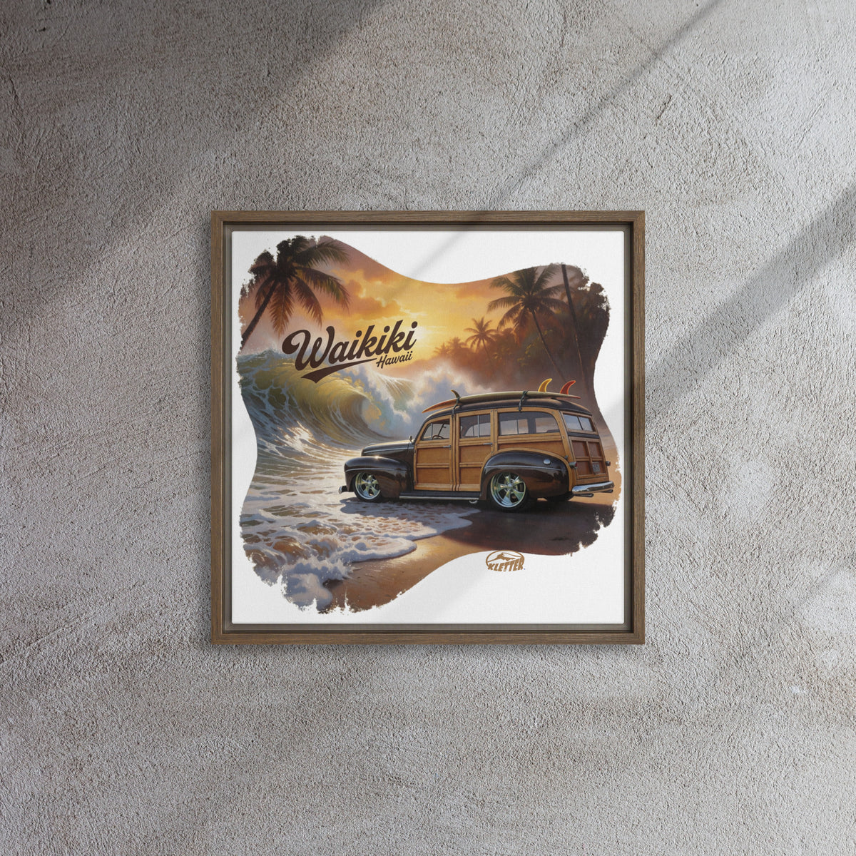 KLETTER STORE Wall Art - Framed Canvas