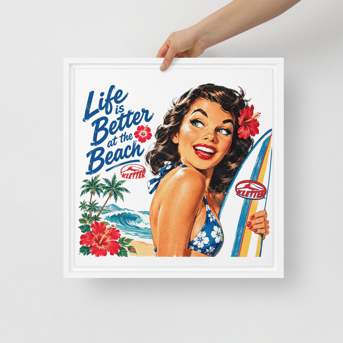 KLETTER STORE Wall Art - Framed Canvas