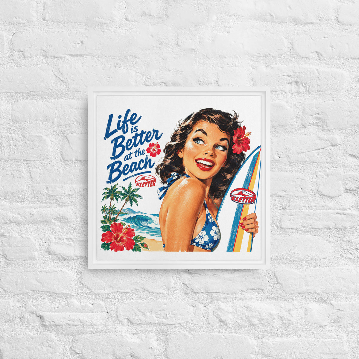 KLETTER STORE Wall Art - Framed Canvas