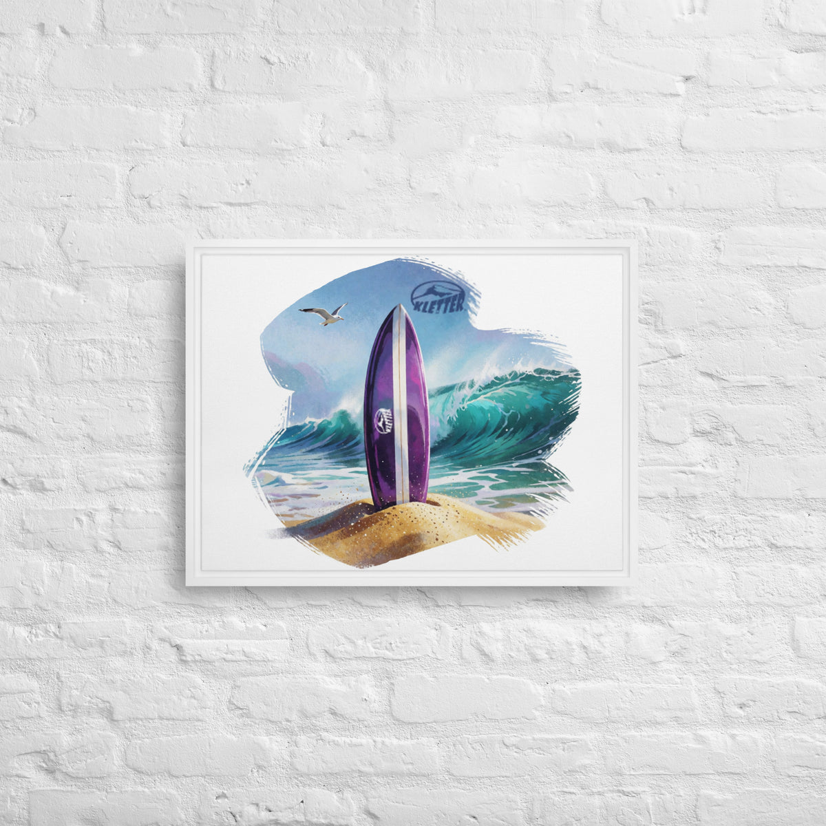 KLETTER STORE Wall Art - Framed Canvas