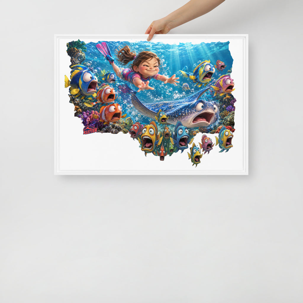 KLETTER STORE Wall Art - Framed Canvas