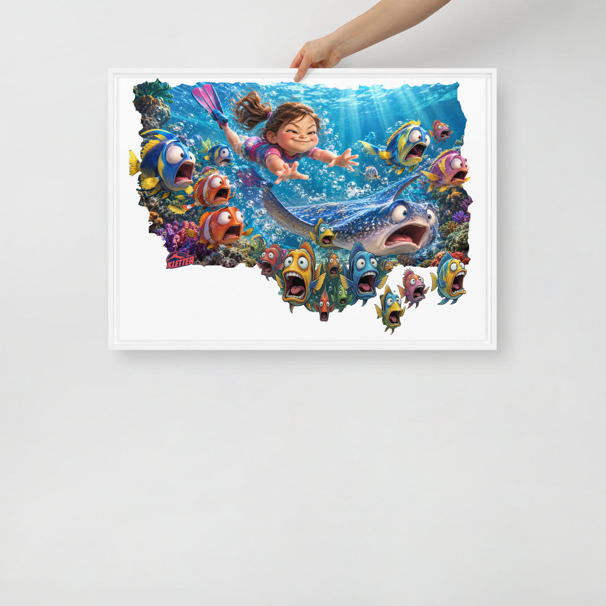 KLETTER STORE Wall Art - Framed Canvas