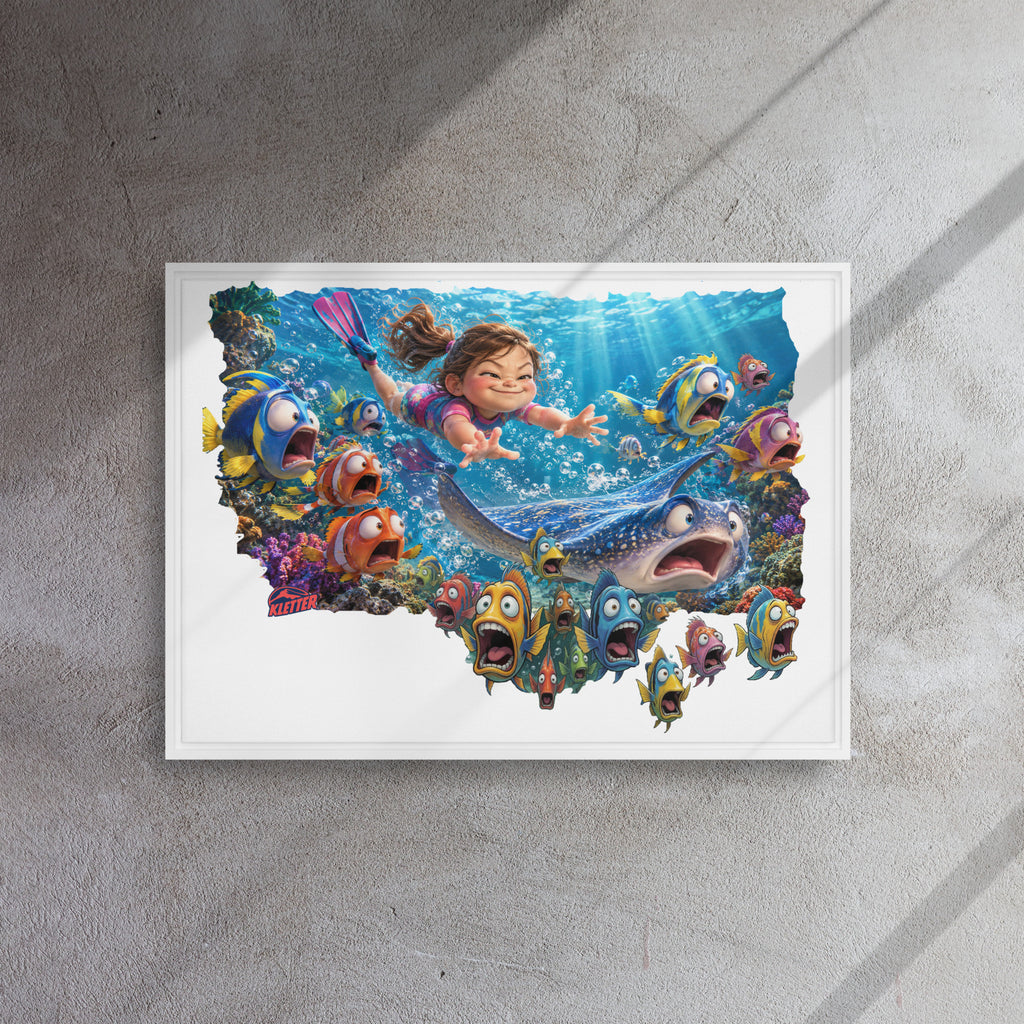 KLETTER STORE Wall Art - Framed Canvas