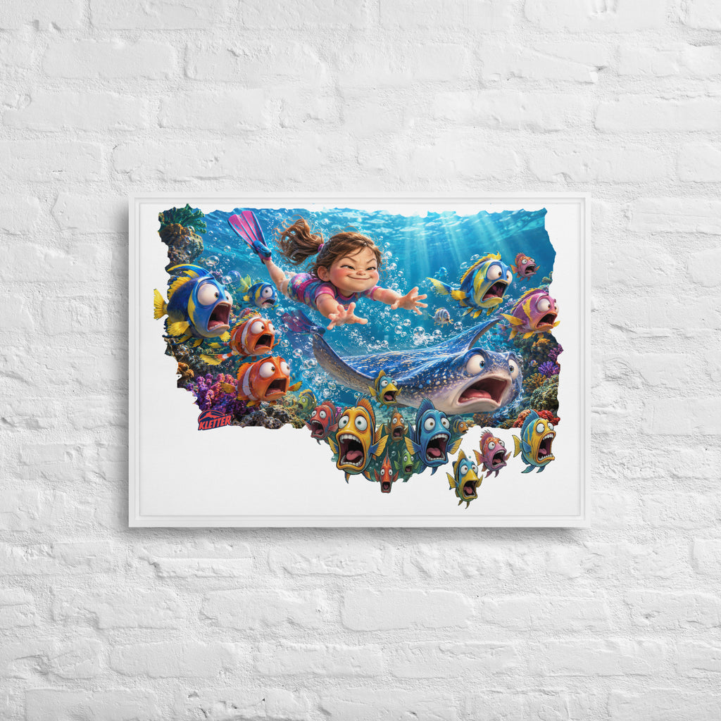 KLETTER STORE Wall Art - Framed Canvas