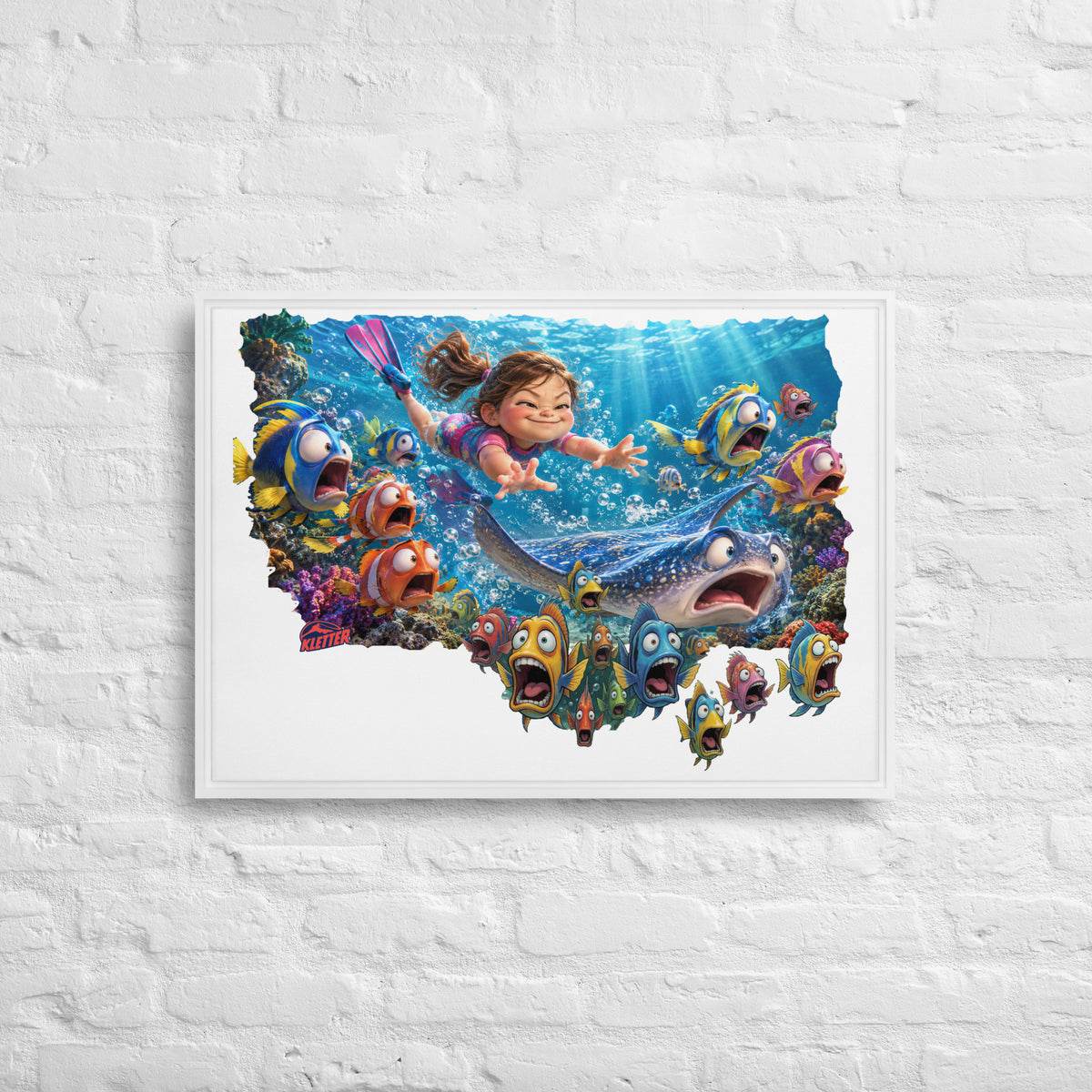 KLETTER STORE Wall Art - Framed Canvas