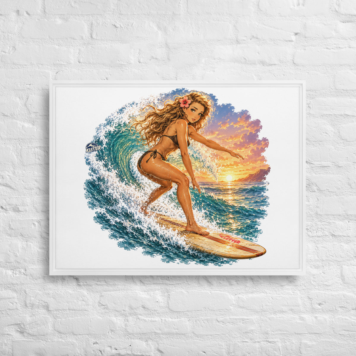 KLETTER STORE Wall Art - Framed Canvas