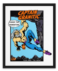 Captain Granitic... Framed canvas 16"x20"