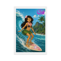 Tahiti Queen!!... Framed canvas 20"x30"