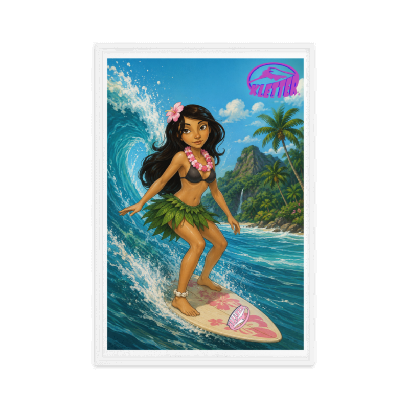 Tahiti Queen!!... Framed canvas 20"x30"