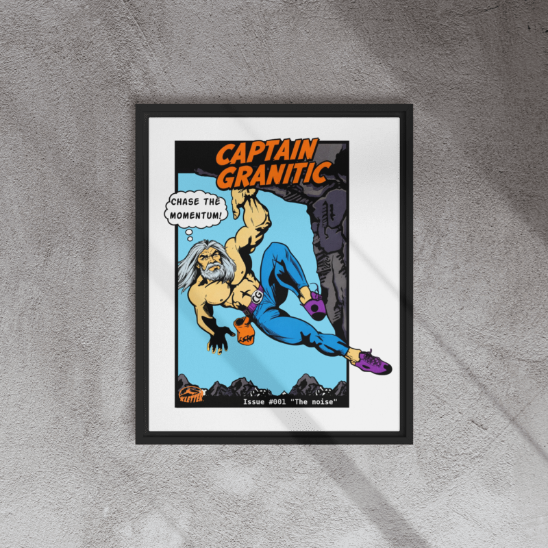 Captain Granitic... Framed canvas 16"x20"