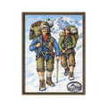 Returning to base camp.... Framed canvas 18"x24"