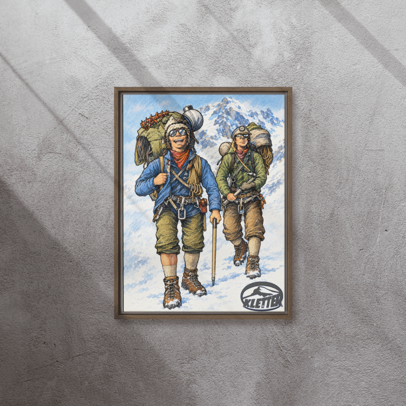 Returning to base camp.... Framed canvas 18"x24"
